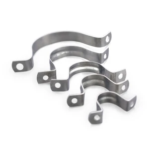 Stainless Steel 201SS C Clamp Pipe Saddle Clamps Pipe Bracket for Pipe Clip