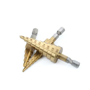 Hss Cobalt Spiral Metric Coated Step Drill Bits Set Titanium