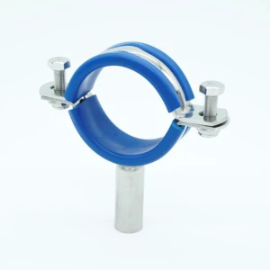 SS 304 Silver Finish Metric OEM Durable Pipe Clamp Holder Chemical Corrosion Resistant 3-Year Warranty Commercial/Industrial Use