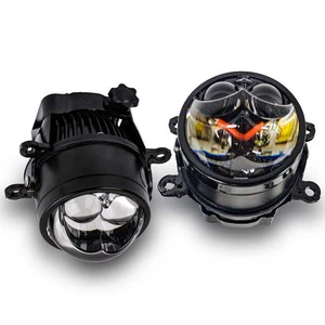 80W High-Power 3-Inch Bi LED Projector Lens Universal Car Headlight 6000k Color for Cruze Polo High-intensity Laser Fog Lamp