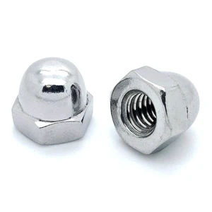 304 Stainless Steel M6 DIN1587 Hexagon Dome Cap Nut Acorn Nuts