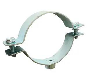 Galvanized carbon steel M8+10 heavy type steel pipe clamp