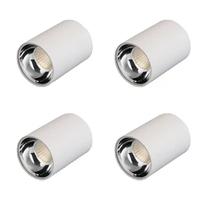 Commercial 30 Watt LED Track Light White Body Plastic with CNC Machined Surface IP68 Rated 4100K Neutral White Dimmable
