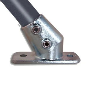 Adjustable 33.7mm Tube Clamp Fittings Galvanized Pipe Clamps Fittings for Guard Handrail