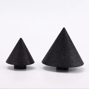 High Quality M10/M14 Brazed Diamond Chamfering Drill Bit for Steel Black Bright/Uncoated Surface
