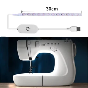 5V USB Sewing Machine Light Strip 2835 LED With Touch Switch for Cabinet Kitchen Sewing Machine Lighting Flexible LED Strip