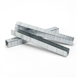 Top Selling Products N-Shaped Furniture Quantity Galvanized 80 Staples Code Nails for Wooden Board