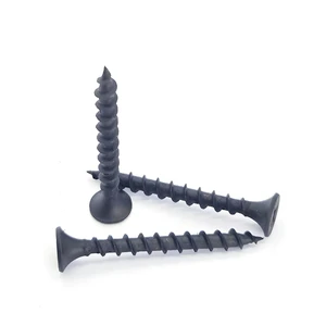 High-end Metric Steel Fine Thread Fixed Gypsum Board Black Zinc Drywall Screw Self Tapping Class 4.8 & 6.8
