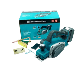 18V Cordless Wood Planer MKT DKP181 Brushless 82mm 12000RPM Handheld Electric Planer