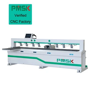Cnc Automatic Wood Panel Mdf Furniture Cabinet Boring Horizontal Edge Side Hole Drilling Machine