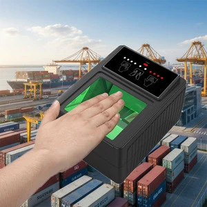 IP65 500Dpi Fingerprint Scanner Fingerprint Scanner 10 Fingers USB Fingerprint Reader With FBI Certified 442 Biometric Scanner