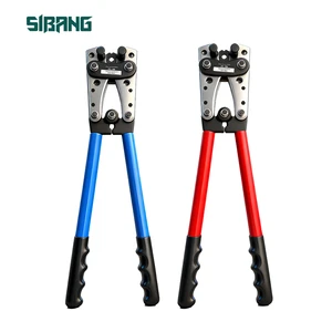 New Upgraded Heavy-duty Comfortable Soft-grip Handle Industrial-grade Wire and Cable Crimping Pliers HX-50B