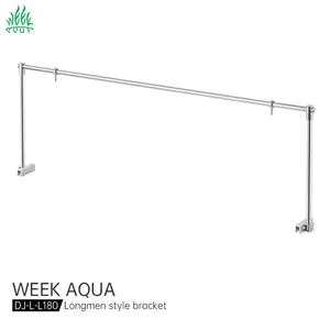 WEEKAQUA DJ-L-L180 Aquarium Light Suspension System Light Stand 304 Stainless Steel Tank Aquarium Hanger Bracket for Light