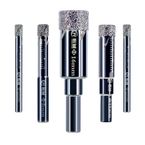 Craftsman Diamond Core Drill Bits 6mm 8mm 10mm 16mm 19mm For Tile Marble Dry Drilling
