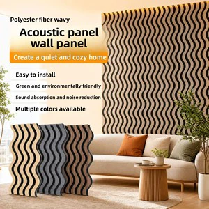 In-stock HDF Modern Minimalist Acoustic Panels Living Room and Bedroom Wall Decor Sound-absorbing Wall Hangings