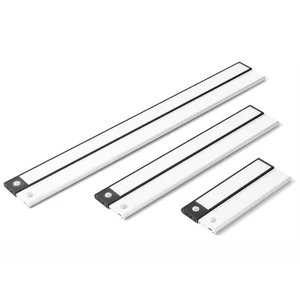 USB Rechargeable Wall Magnet Motion Sensor Cabinet Night Lamps Wardrobe Lights Led Under Cabinet Light for Bedroom