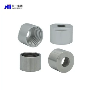 Huayi 21-Year Factory OEM Precision CNC Machining Parts Custom Stainless Steel Aluminum Threaded Bushing Turning Milling