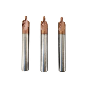 Precision 3mm/6mm Carbide CNC Machine Drill Bit Center Drill for Drilling Steel-End Material Holes