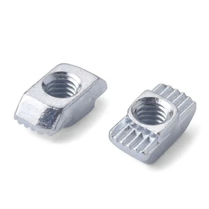 Wholesale Zinc Plated Carbon Steel M3 M4 M5 M6 Hammer Head Fastener Nut T Slot Nut For Slot 8 Aluminum Profile