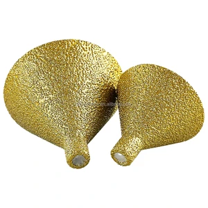 9-38MM Vacuum Brazed Diamond Beveling Conical Drill Cone Core Bit Ceramic Porcelain Trimming Chamfer Drill Bit