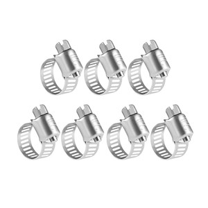 High Quality 304 Stainless Steel American Hose Clip Automotive Plumbing Screw Worm Gear Hose Clamps