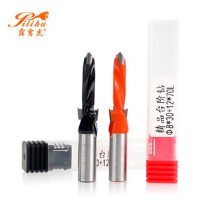 TCT Drilling Bit Woodworking Straight Shank Boring Bits Premium Step Drill Bits for Wood