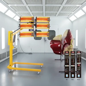 Adjustable Infrared Paint Curing Lamp with Steel Construction and 230V/400V Power for Auto Body Workshops