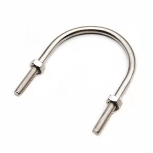 Wholesale Top Quality Custom U Bolt Trailer U-bolt Nut Pipe Clamp High Strength Stainless Steel U Bolt Calmp