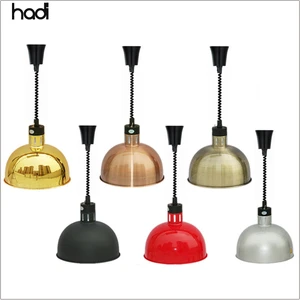 Hadi Modern Fast Food Buffet Dining Area Stainless Steel Hanging Lamps Warming Colorful Kitchen Lighting Electric for Restaurant