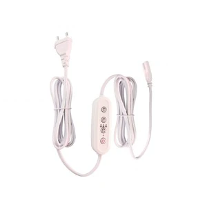 AC100-250V Plant Lamp T5 T8 Fluorescent Disinfection Light Timer Switch Power Cord