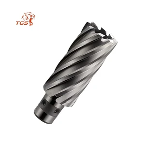 TGS HSS Annular Cutter Drill Bit with 50mm Cutting Depth Magnetic Drill Bit Featuring Fein Shank High Speed Steel Material