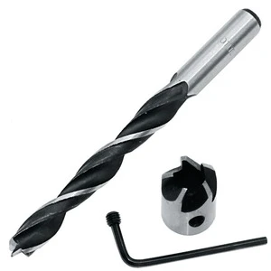 4PCS Adjustable Countersink Drill Set Wood Chamfer Drill Bit Set Carpentry Reamer Counterbore Pilot Hole Cutter Screw Hole Drill