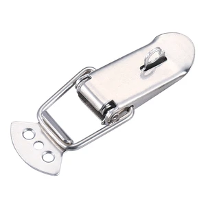 Hardware Cabinet Spring Loaded Latch Stainless Steel Lockable Toggle Hasp Latch J104-1