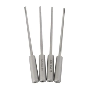 Wholesale High Quality Single Flute Tungsten Carbide Deep Hole Gun Drill Blanks 25mm Straight Shank Black Oxide Finish