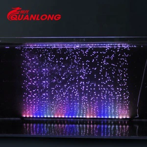Quanlong Aquarium Submersible Color Changing LED Aquarium Light Wrgb Fish tank Aquarium Lamp Led Light Accessory