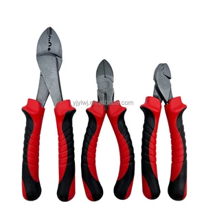 5.5/6/8inch Multi-functional Wire Cutting Pliers Fishing Crimping Pliers Tool Rubber Handle Fishing Crimping Pliers Tackle