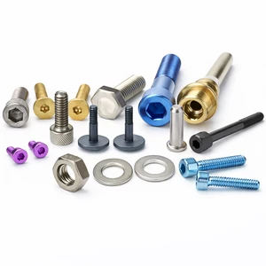 Titanium Alloy Fasteners, Nuts, Bolts, Screws, Etc. Can Be Processed and Customized