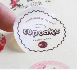 Custom logo Cosmetic Private Adhesive Waterproof bar Code Sticker Label Printing