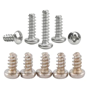 Black Steel Self-tapping Screws M1.2 M1.4 M1.5 M1.7 M2 M2.3 M2.6 M3 M4 Phillips Countersunk Head Self Tapping Screw for Plastic