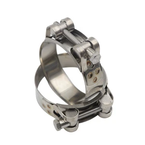 Hot Sale European Robust T Bolt W4 Stainless Steel Pipe Clamps