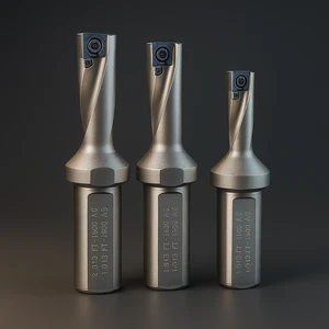 Single Insert U-Drill Multi-Function Drill Bits for Steel & Cast Iron Combines Turning Boring & Drilling