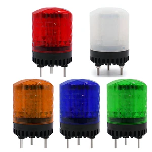 Wtsafe SF-902 Multicolor LED 12V/24V IP65 ABS Audible Visual Safety Warning Light Voice Alarm 105dB Strobe/Rotating Modes -20C