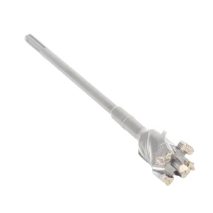 HEYIDA SDS MAX 35-80mm Tungsten Carbide Hole Saw Core 4mm Center Drill Bit Masonry Drilling 125-205mm 3-Year Warranty