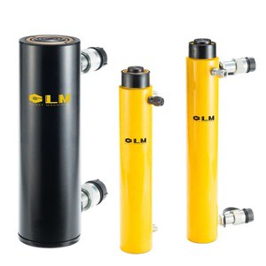 700bar Pressure Resistant Hydraulic Cylinder with Composite Rings Double Acting Aluminum Hydraulic Cylinder