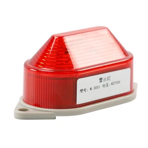 Material Highlight LED Warning Light Firmly Installed Indoor Use IP Rated Indicator Lights