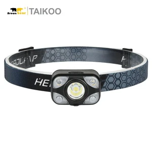 Super Bright Led Rechargeable Headlamp Motion Sensor Led COB Headlight 4 Modes Emergency Light Headlight