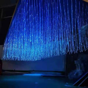 IP65 LED Fiber Optic Mesh Lights for Tree Wood Wall Star Ceiling Lighting Decoration Good for Outdoor Use