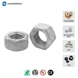 A2-70 304 Stainless Steel Hex Nut DIN934 Metric M6 M8 M10 M12 M16 Hexagonal Nut Anti Rust Fastener Outdoor Hardware