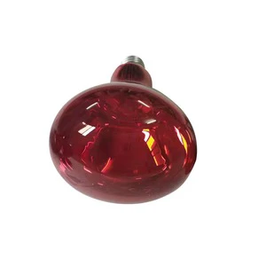 2022 hot sales Eco-friendly red glass heat infrared lamp halogen bulb
