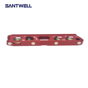 Santwell Magnetic Digital Torpedo Level 4 Vials Measuring Tool 9 in Length Magnetic Verti. Site